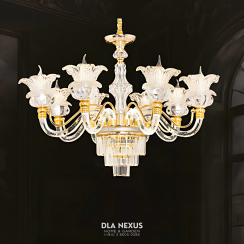 ĐÈN CHÙM XI MẠ VÀNG -  CNQT - 318