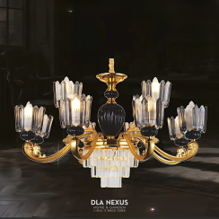 ĐÈN CHÙM XI MẠ VÀNG -   CNQT - 325