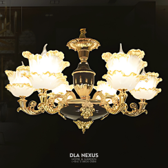 ĐÈN CHÙM XI MẠ VÀNG -  CNQT - 229