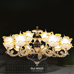 ĐÈN CHÙM XI MẠ VÀNG -  CNQT - 231