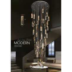 ĐÈN CHÙM PHA LÊ -  TH - 8904