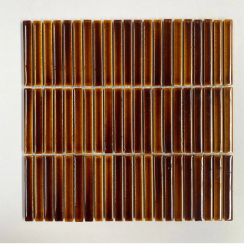 GẠCH MOSAIC MÀU NÂU QUE ĐŨA