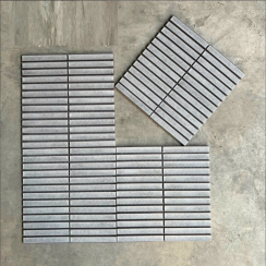 GẠCH MOSAIC MUỖI TIÊU MÀU XÁM