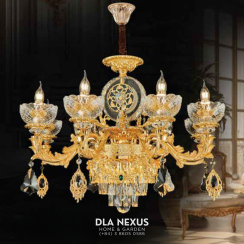 ĐÈN CHÙM XI MẠ VÀNG 24K - CNQT - 426