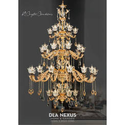 ĐÈN CHÙM XI MẠ VÀNG 24K - CNQT - 385