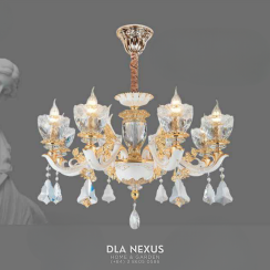 ĐÈN CHÙM XI MẠ VÀNG 24K - CNQT - 380