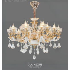 ĐÈN CHÙM XI MẠ VÀNG 24K - CNQT - 381