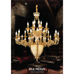 ĐÈN CHÙM XI MẠ VÀNG 24K - CNQT - 198