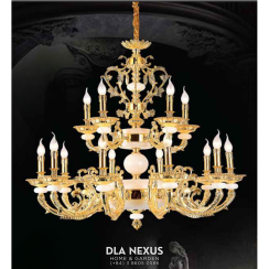 ĐÈN CHÙM XI MẠ VÀNG 24K - CNQT - 135 - 21