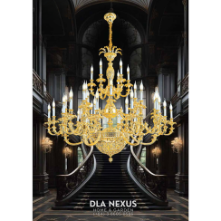 ĐÈN CHÙM XI MẠ VÀNG 24K - CNQT - 193