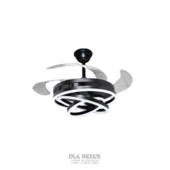 QUẠT TRẦN GIẤU CÁNH QViFa - 53/Đen