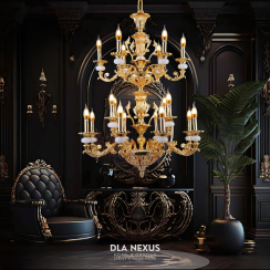 ĐÈN CHÙM PHA LÊ DC6614/8+4+6