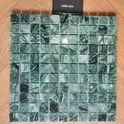 GẠCH MOSAIC ĐÁ TỰ NHIÊN MÀU XANH RÊU RSBM04
