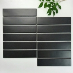 GẠCH THẺ MỜ MÀU ĐEN