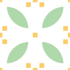 Gạch bông 300×300 porcelain LUF30510