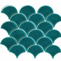 GẠCH MOSAIC MÀU XANH NGỌC LUMHF90011