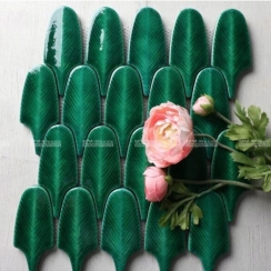 GẠCH LÔNG VŨ MÀU XANH LUVM5107