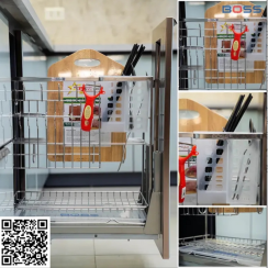 GIÁ DAO THỚT INOX 201 NAN DẸT - BDS 1630